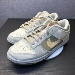 Authentic Women's Nike Dunk Low Light Bone Dark Stucco FZ4341-100